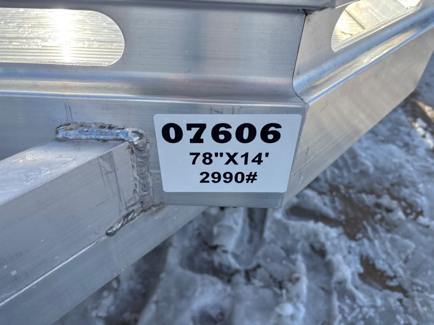 New 2026 Aluma 7814S-TG Utility Trailer