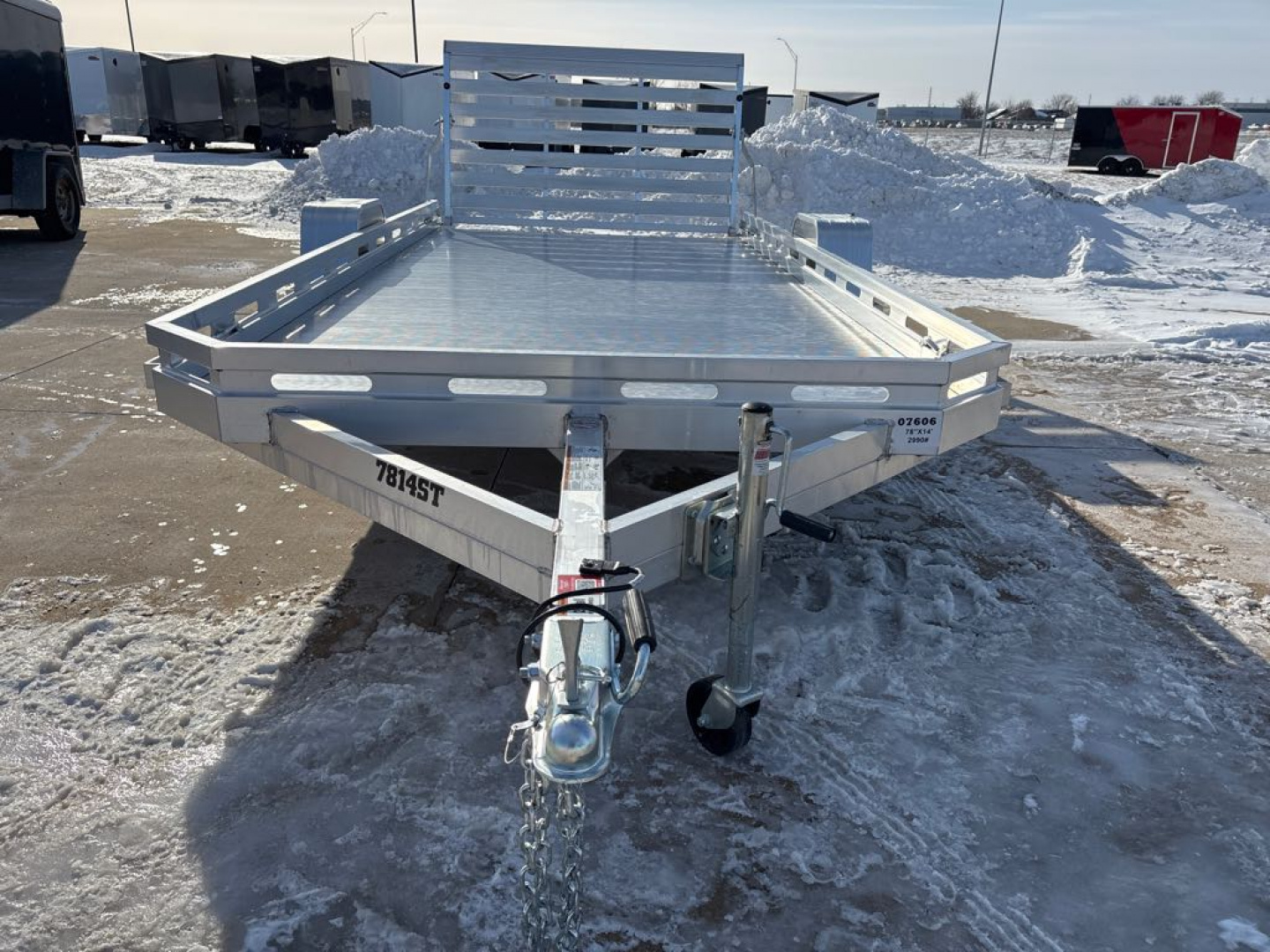 New 2026 Aluma 7814S-TG Utility Trailer