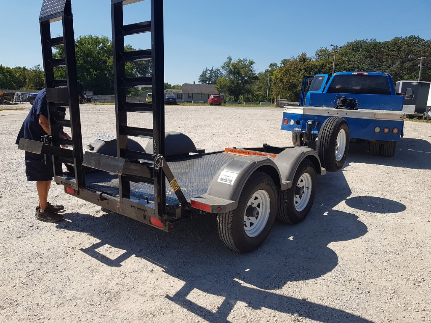 Used 2023 Homemade 60 x 10 Trencher / Equipment Trailer