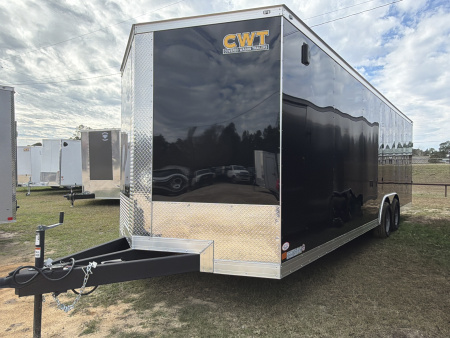 New 2026 Covered Wagon Trailers 8.5X24 10K Carhauler Cargo / Enclosed Trailer