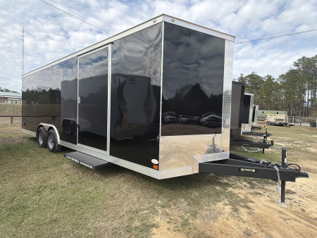 New 2026 Covered Wagon Trailers 8.5X24 10K Carhauler Cargo / Enclosed Trailer