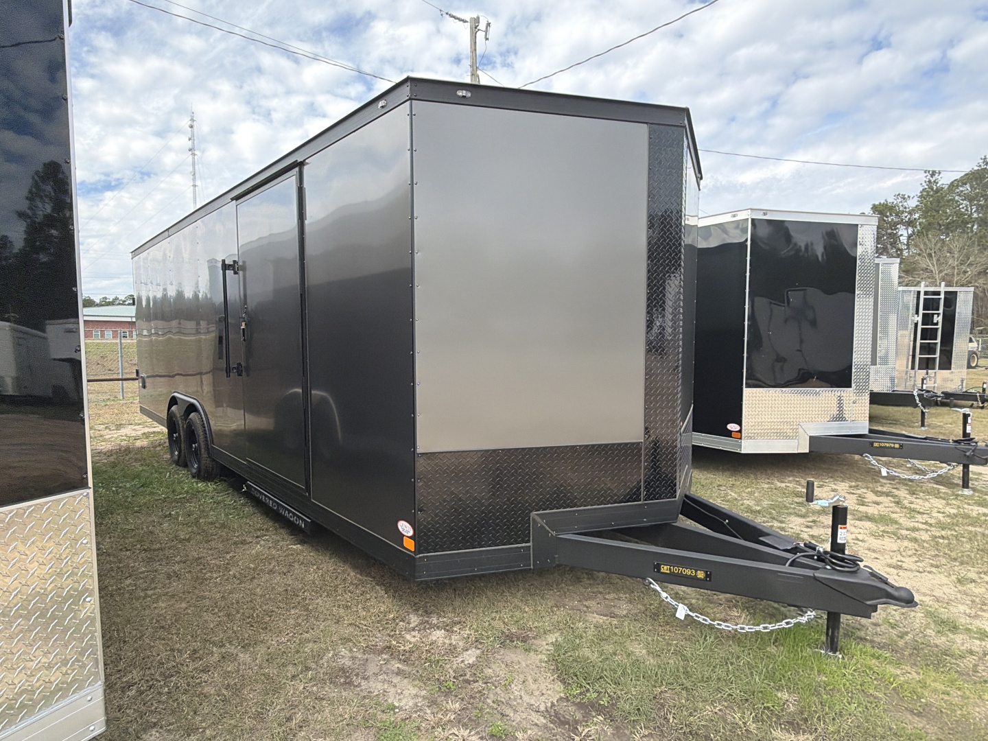 New 2026 Covered Wagon Trailers 8.5X24 10K Carhauler Cargo / Enclosed Trailer