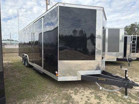 New 2026 Covered Wagon Trailers 8.5X24 10K Carhauler Cargo / Enclosed Trailer