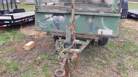 Used 1965 Spartan 5x8 Dump 3500# GVW Dump Trailer