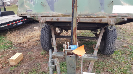 Used 1965 Spartan 5x8 Dump 3500# GVW Dump Trailer