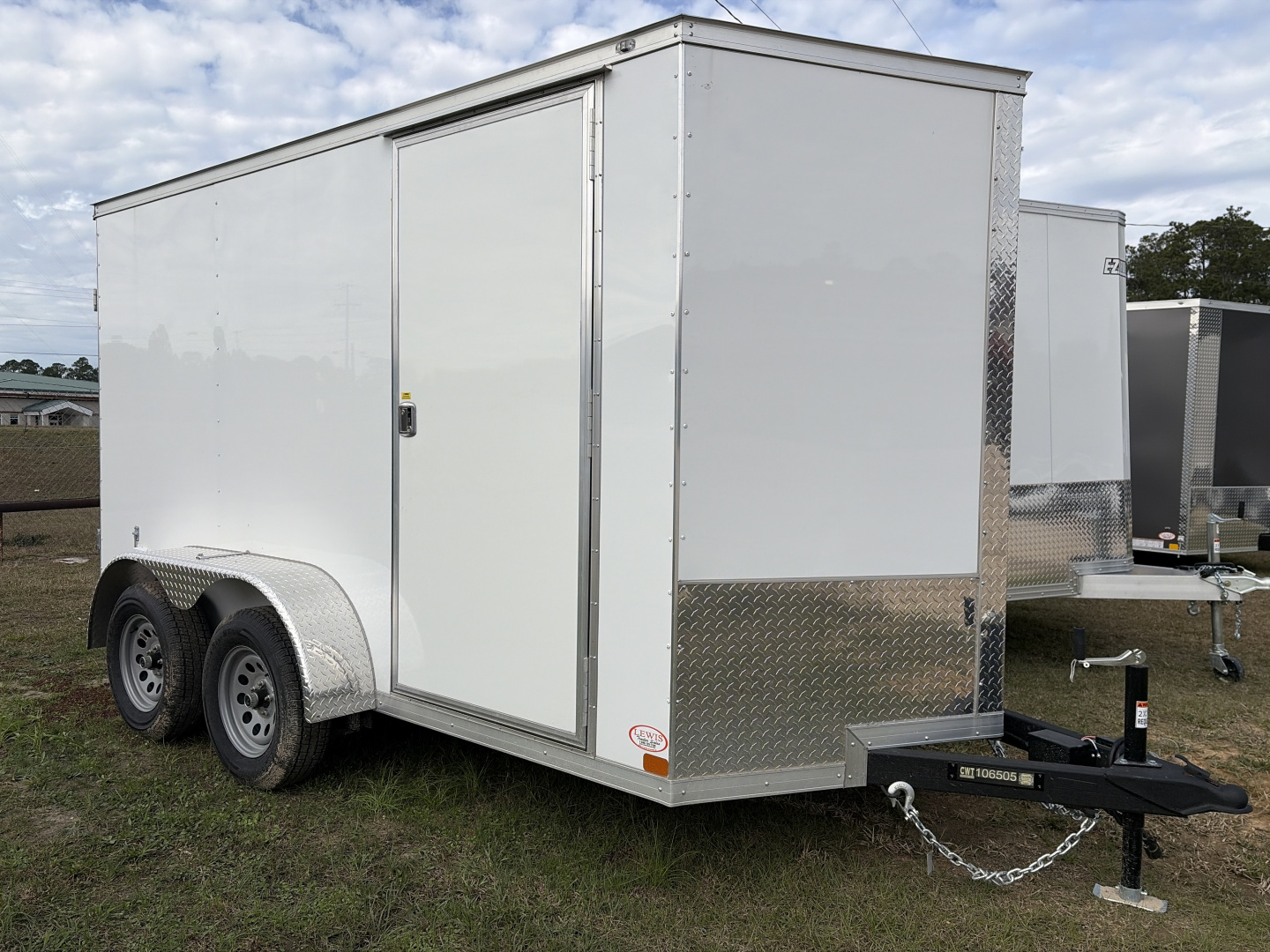 New 2026 Covered Wagon Trailers 6X12 Tandem axle with Rear Double Doors Cargo / Enclosed Trailer