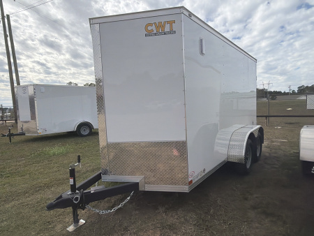 New 2026 Covered Wagon Trailers 6X12 Tandem axle with Rear Double Doors Cargo / Enclosed Trailer