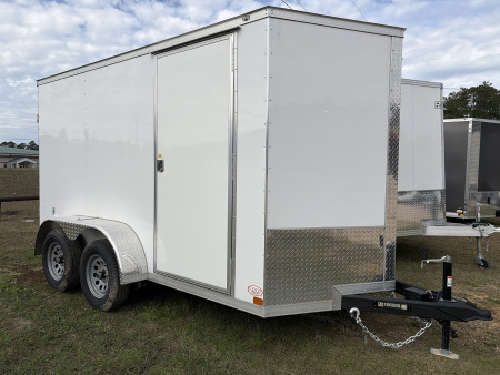 New 2026 Covered Wagon Trailers 6X12 Tandem axle with Rear Double Doors Cargo / Enclosed Trailer