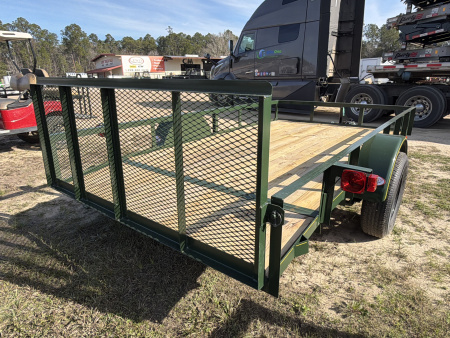 New 2026 Long Run Trailers 6X12 Single Axle With Dovetail Utility Trailer