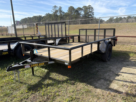 New 2025 Long Run Trailers 7X12 Single Axle Utility Trailer w/ dovetail and rear gate