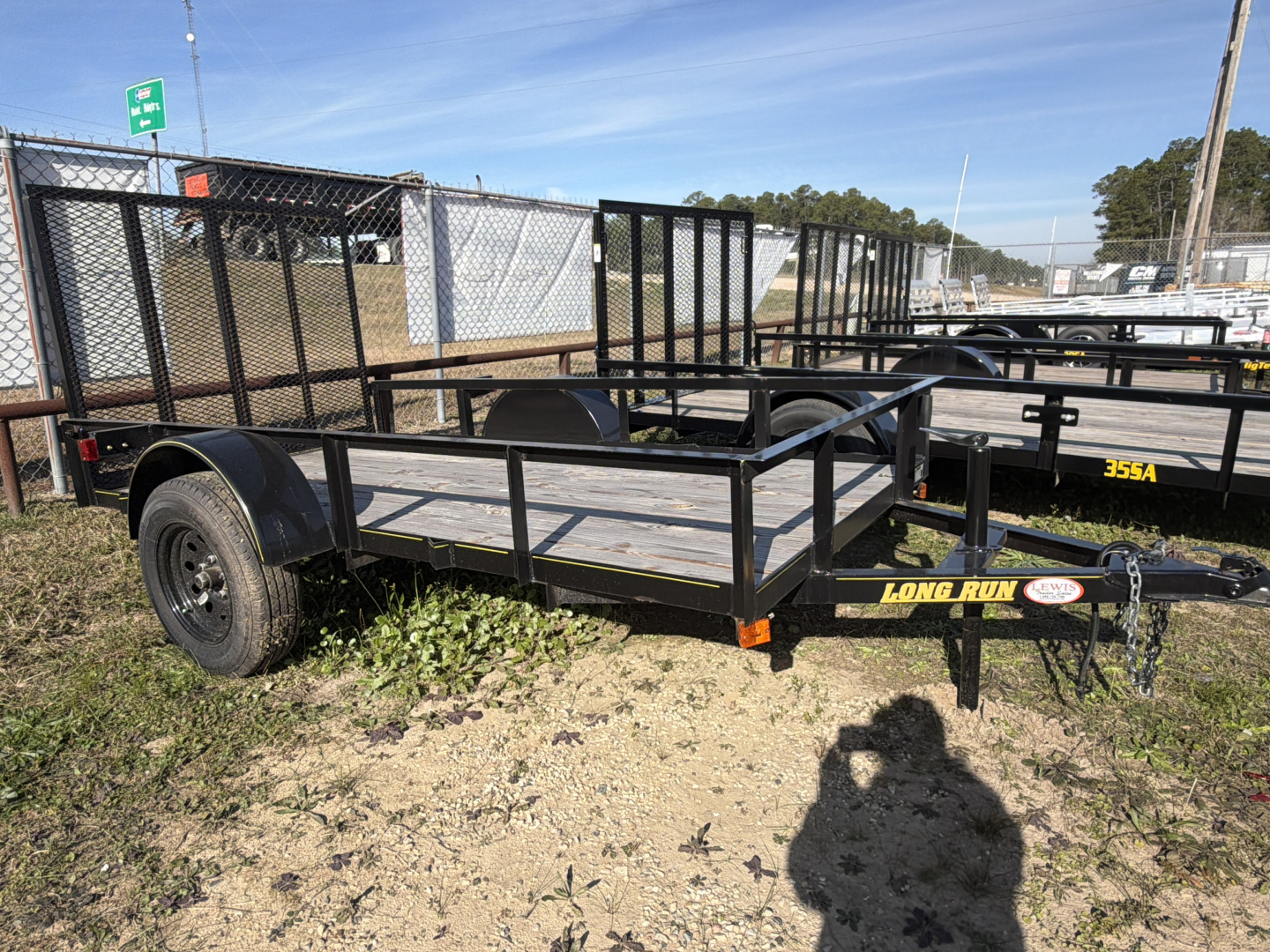 New 2026 Long Run Trailers 5X10 Single Axle Utility Trailer w Rear Gate