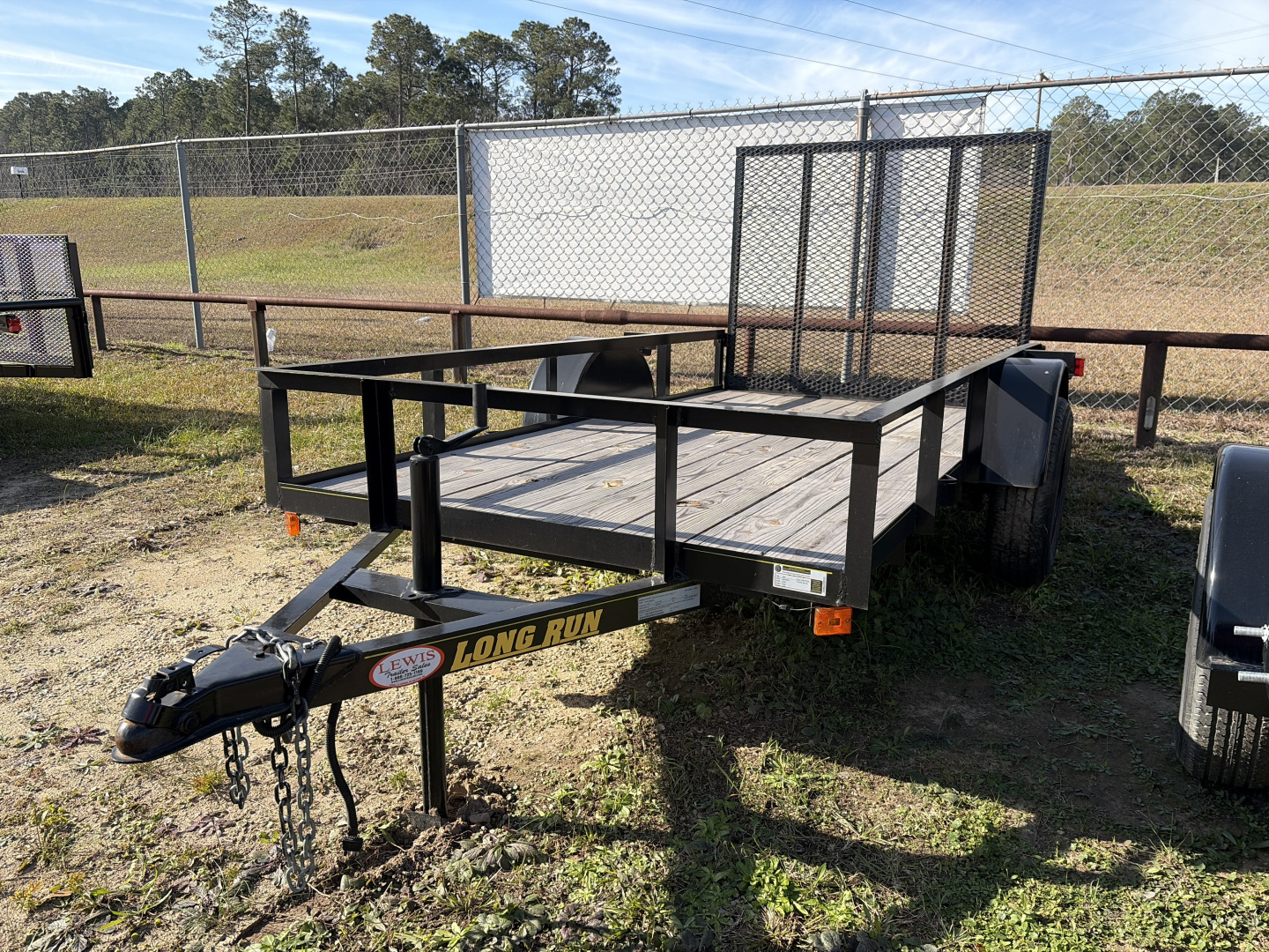 New 2026 Long Run Trailers 5X10 Single Axle Utility Trailer w Rear Gate