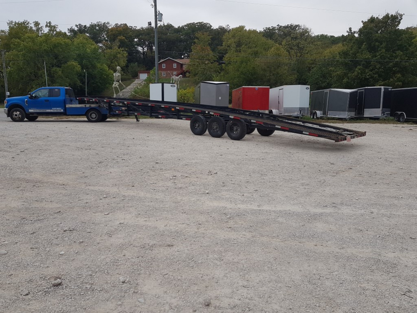 Used 2022 Kaufman Trailers 90" x 50' Slant 20000# GVW Specialty Trailer