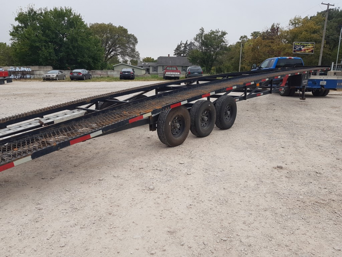 Used 2022 Kaufman Trailers 90" x 50' Slant 20000# GVW Specialty Trailer
