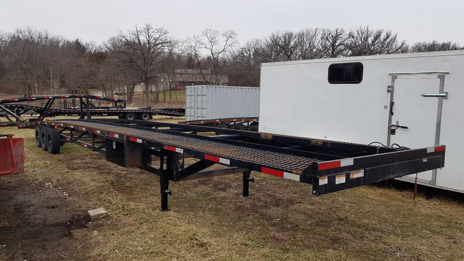 Used 2022 Kaufman Trailers 90" x 50' Slant 20000# GVW Specialty Trailer