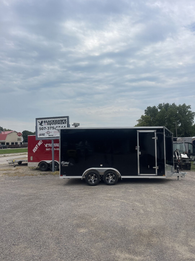 Used Pre-Owned 2025 Stealth Trailers 7.5x16 Aluminum Enclosed Cargo / Enclosed Trailer