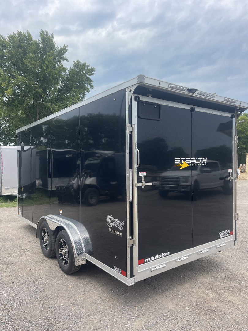 Used Pre-Owned 2025 Stealth Trailers 7.5x16 Aluminum Enclosed Cargo / Enclosed Trailer