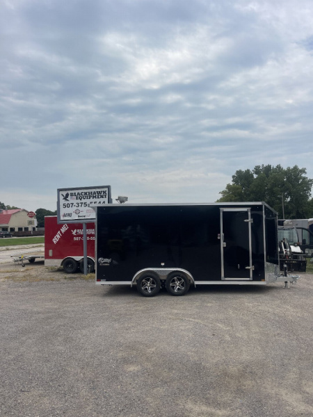 Used Pre-Owned 2025 Stealth Trailers 7.5x16 Aluminum Enclosed Cargo / Enclosed Trailer