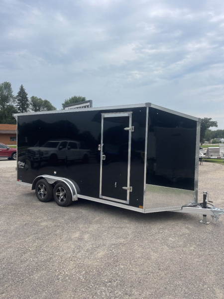 Used Pre-Owned 2025 Stealth Trailers 7.5x16 Aluminum Enclosed Cargo / Enclosed Trailer