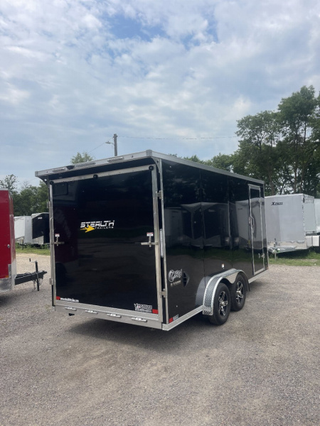 Used Pre-Owned 2025 Stealth Trailers 7.5x16 Aluminum Enclosed Cargo / Enclosed Trailer
