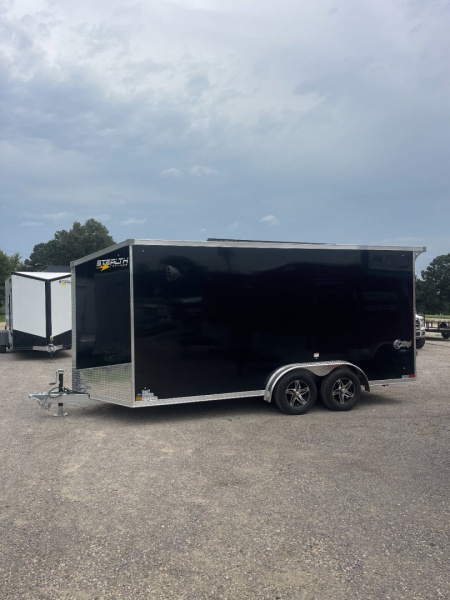 Used Pre-Owned 2025 Stealth Trailers 7.5x16 Aluminum Enclosed Cargo / Enclosed Trailer