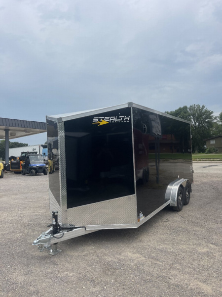 Used Pre-Owned 2025 Stealth Trailers 7.5x16 Aluminum Enclosed Cargo / Enclosed Trailer