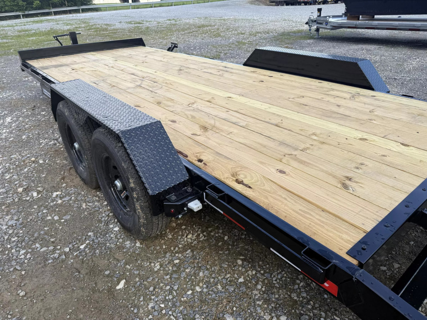 New 2026 Liberty Le Equipment Trailer stand up ramps