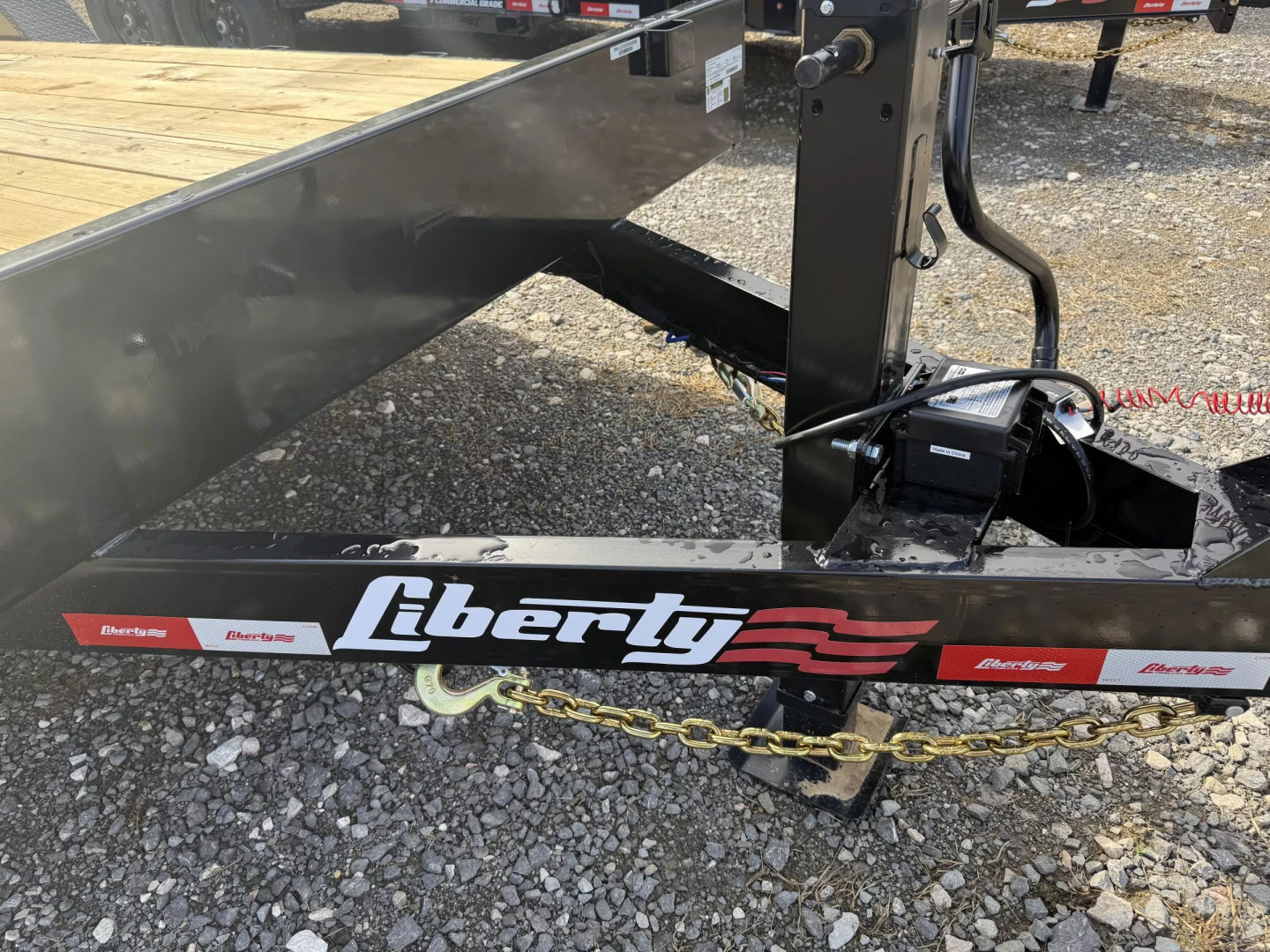 New 2026 Liberty Le Equipment Trailer stand up ramps