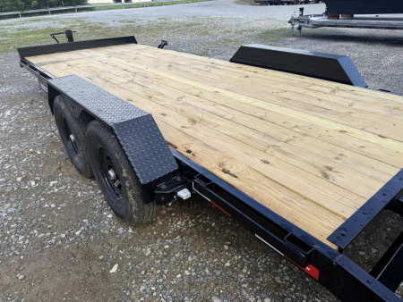 New 2026 Liberty Le Equipment Trailer stand up ramps