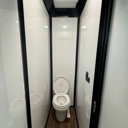 New 7X16TA Water Blue & Black Pet Grooming Trailer