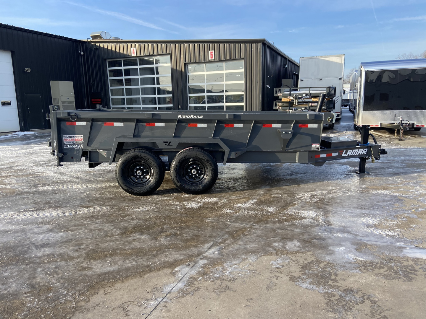 New 83" X 14' DT - 14K Telescopic Dump