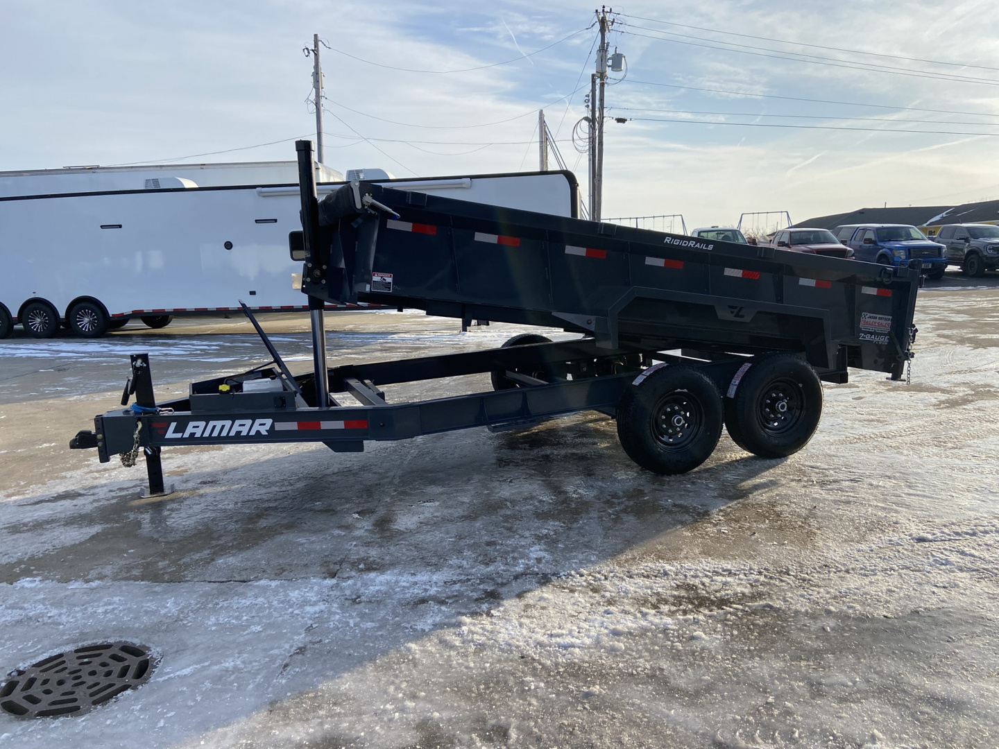 New 83" X 14' DT - 14K Telescopic Dump