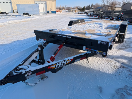 New 2026 H &H 82 x 20 Manual Tilt Speed Loader Car Hauler with 9,900 lb. GVWR