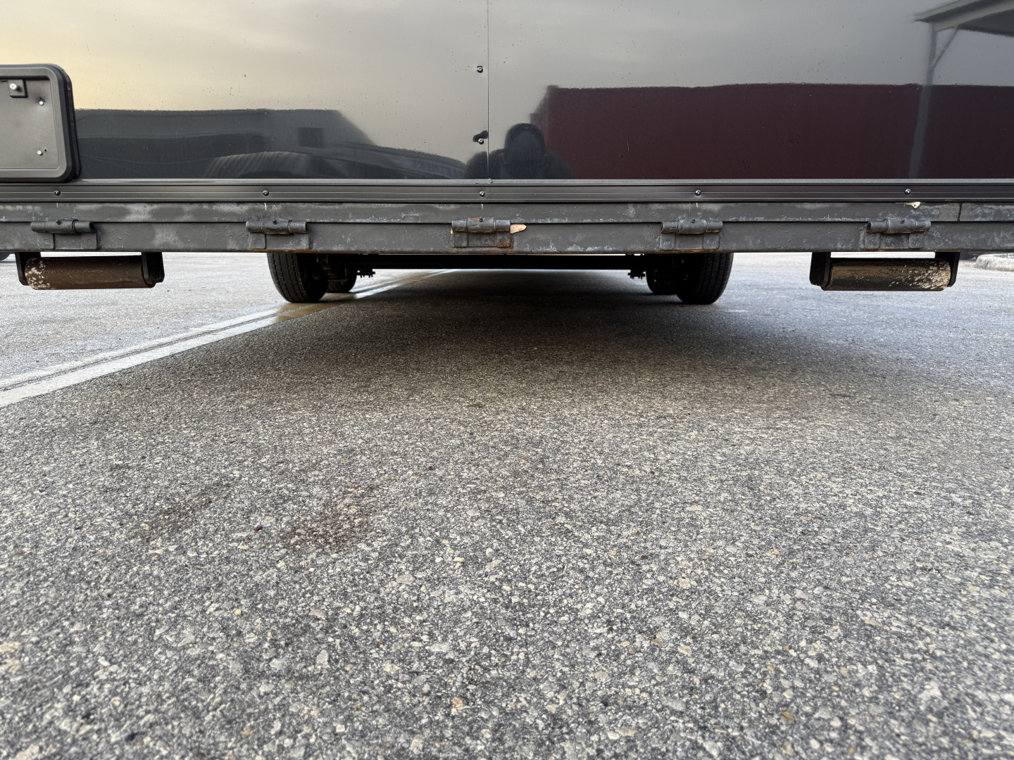 Used 2025 Rock Solid Cargo 8.5x28 10K Black Out Package Rear Ramp Door Car Hauler