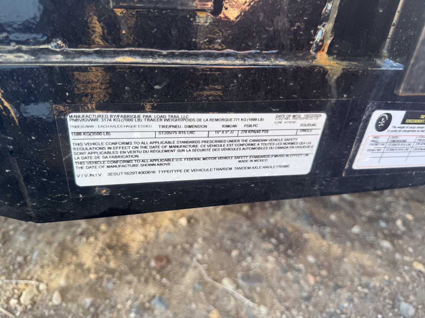 New 2026 Load Trail UE 83x16 Utility Trailer