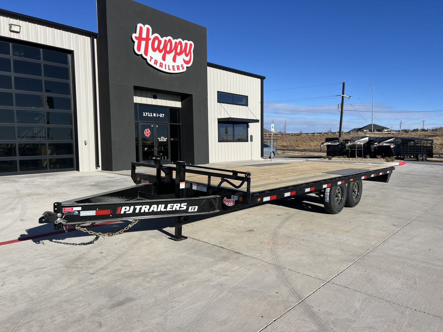 New 2026 PJ 102"x20' BP 8" I-Beam Deckover Trailer – F8