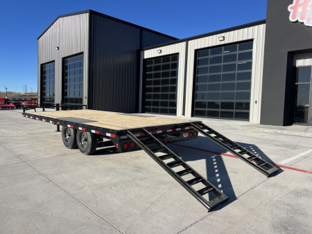 New 2026 PJ 102"x20' BP 8" I-Beam Deckover Trailer – F8