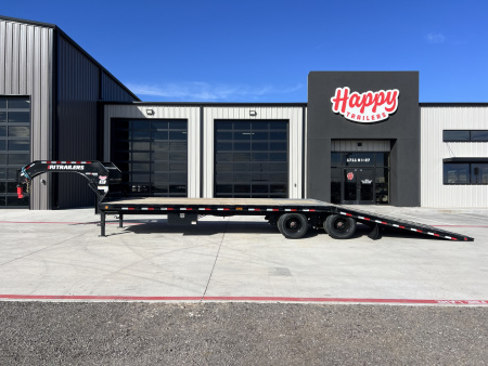 New 2026 PJ 102 x32' GN Low Pro Hydraulic Dovetail w/ Duals - LY