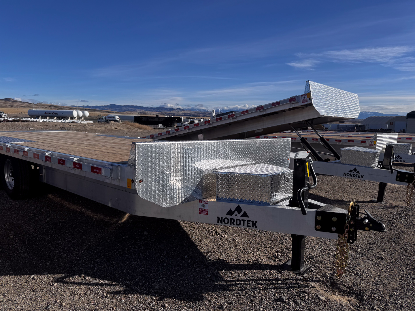 New 2026 Nordtek 22' Full Tilt Deckover Tilt Trailer