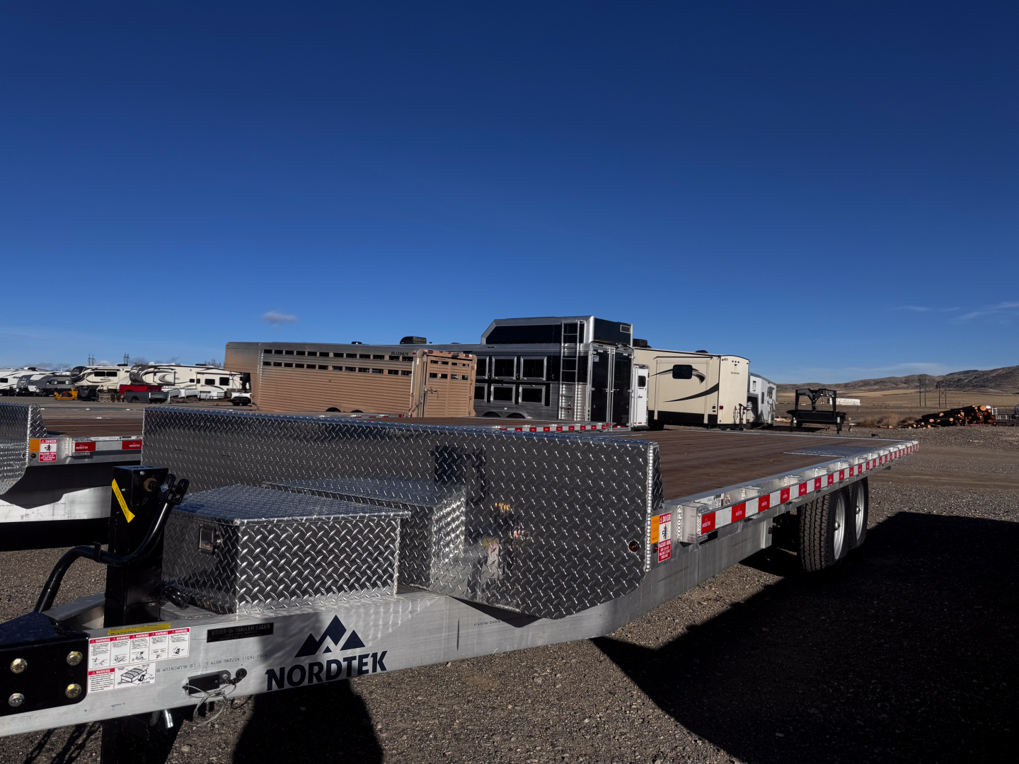 New 2026 Nordtek 24' Deckover Full Tilt Tilt Trailer