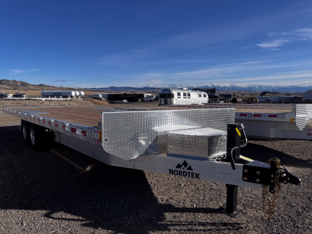 New 2026 Nordtek 24' Deckover Full Tilt Tilt Trailer