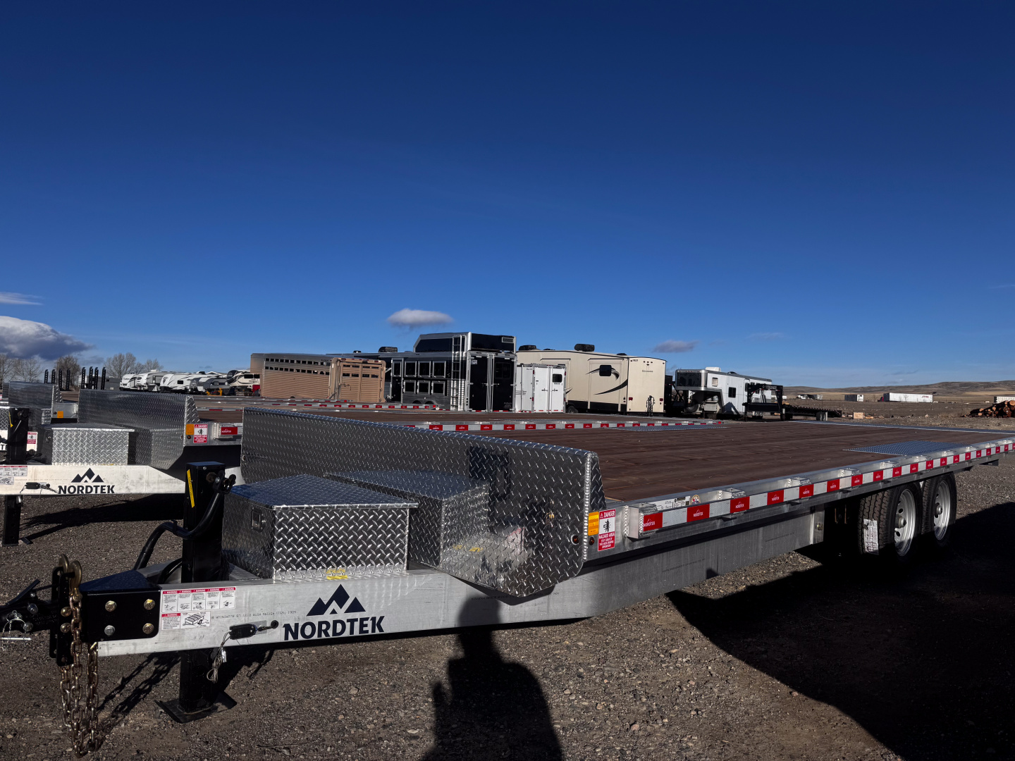 New 2026 Nordtek 24' Deckover Full Tilt Tilt Trailer