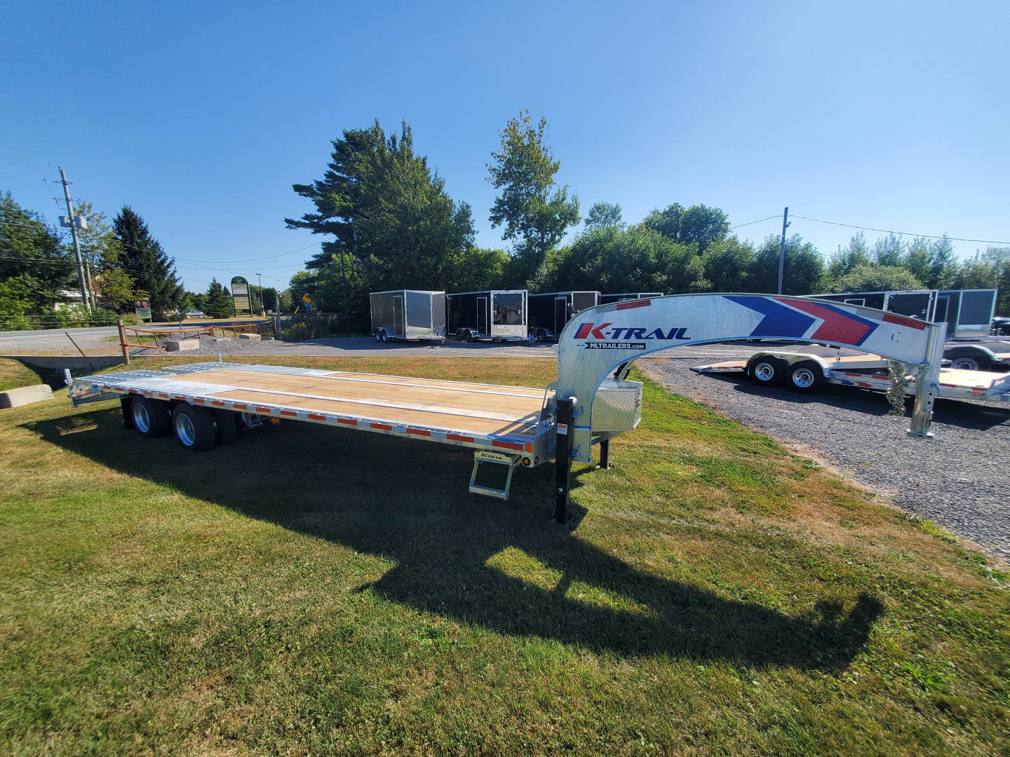 New 2026 K-Trail 25 + 5 30K Gooseneck Equipment Trailer