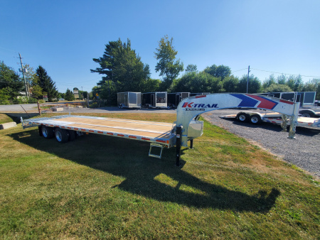 New 2026 K-Trail 25 + 5 30K Gooseneck Equipment Trailer