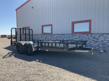 2026 PJ 83"x16' Tandem Axle Utility Trailer - UL