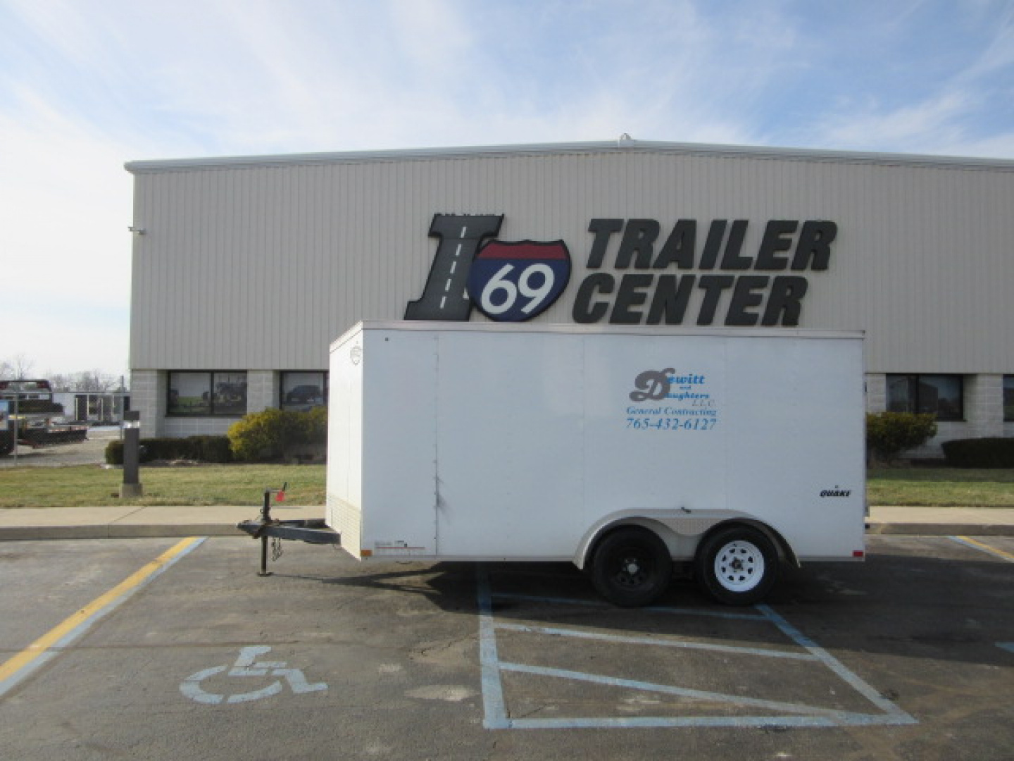 Used 2022 Impact Trailers 7x14 ISCAA7.0X14TE2FF Cargo / Enclosed Trailer 7K / Reduced Height