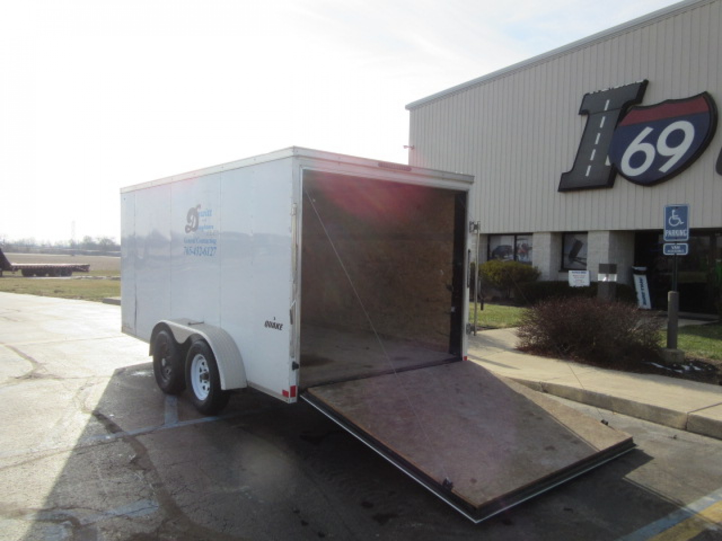 Used 2022 Impact Trailers 7x14 ISCAA7.0X14TE2FF Cargo / Enclosed Trailer 7K / Reduced Height
