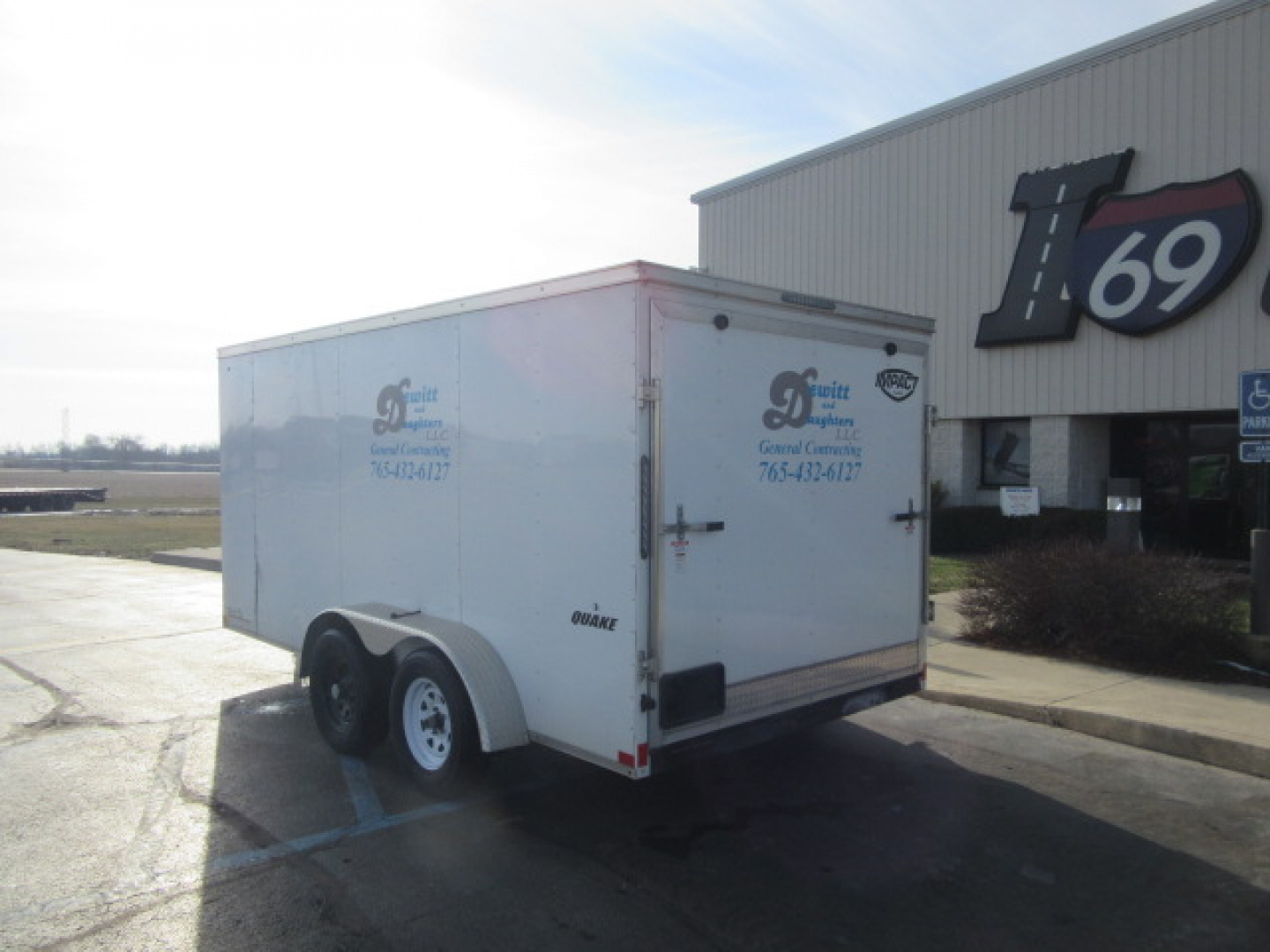 Used 2022 Impact Trailers 7x14 ISCAA7.0X14TE2FF Cargo / Enclosed Trailer 7K / Reduced Height