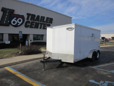 Used 2022 Impact Trailers 7x14 ISCAA7.0X14TE2FF Cargo / Enclosed Trailer 7K / Reduced Height