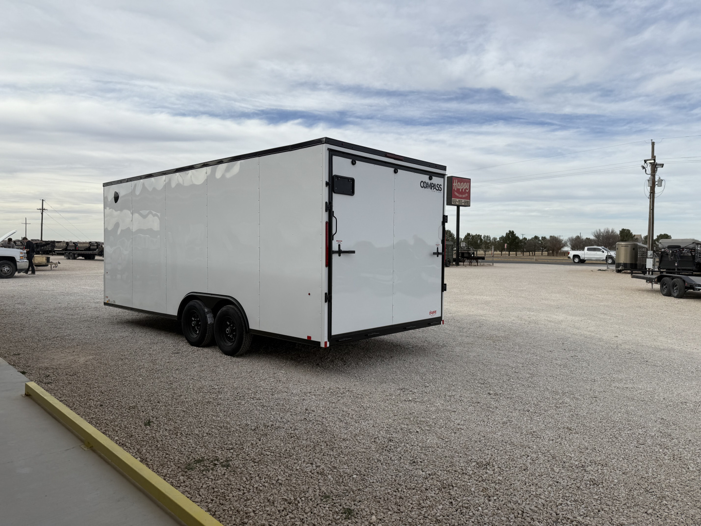 New 2026 Compass 8.5x20' Enclosed Cargo Trailer - Indigo DLX